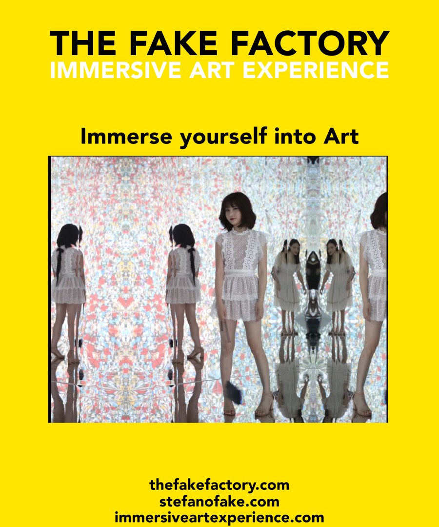 IMMERSIVE ART EXPERIENCE THE FAKE FACTORY STEFANO&nbsp;FAKE_00009