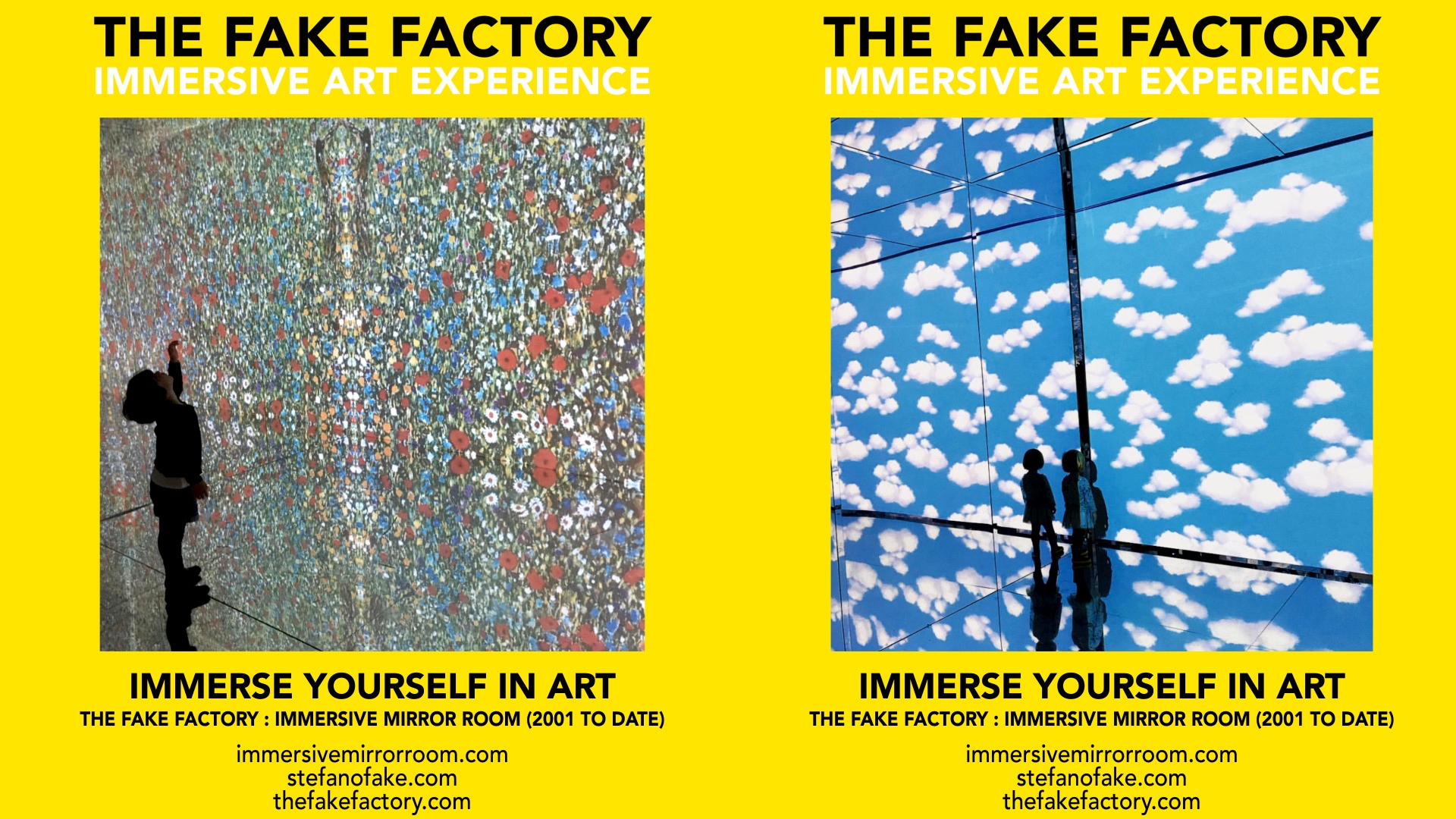THE FAKE FACTORY IMMERSIVE ART EXPERIENCE 2012-2020 FORMAT.121